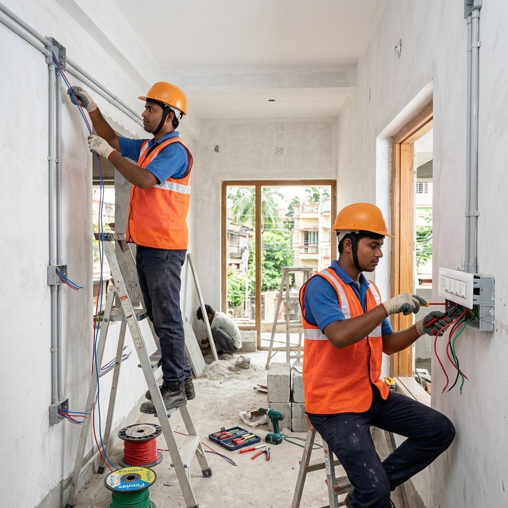 Residential wiring project